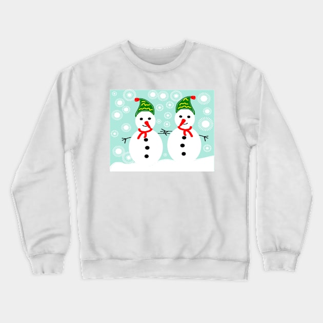 Snowman Crewneck Sweatshirt by RAK20